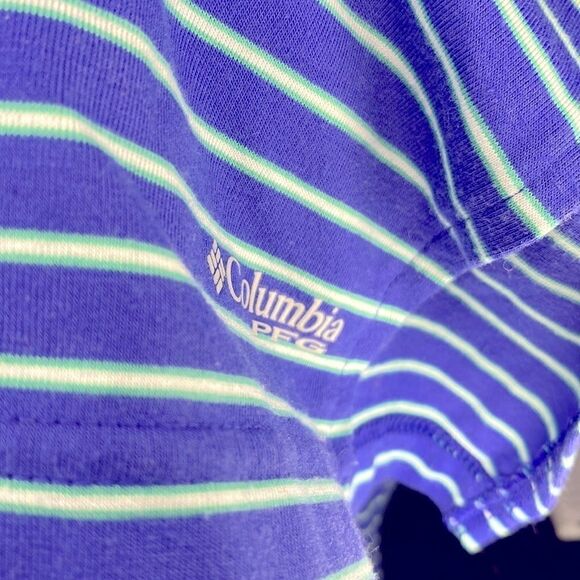 🌷 Columbia🌷 Omni Wick Advanced Evaporation Striped Long Hooded Top - Picture 9 of 9